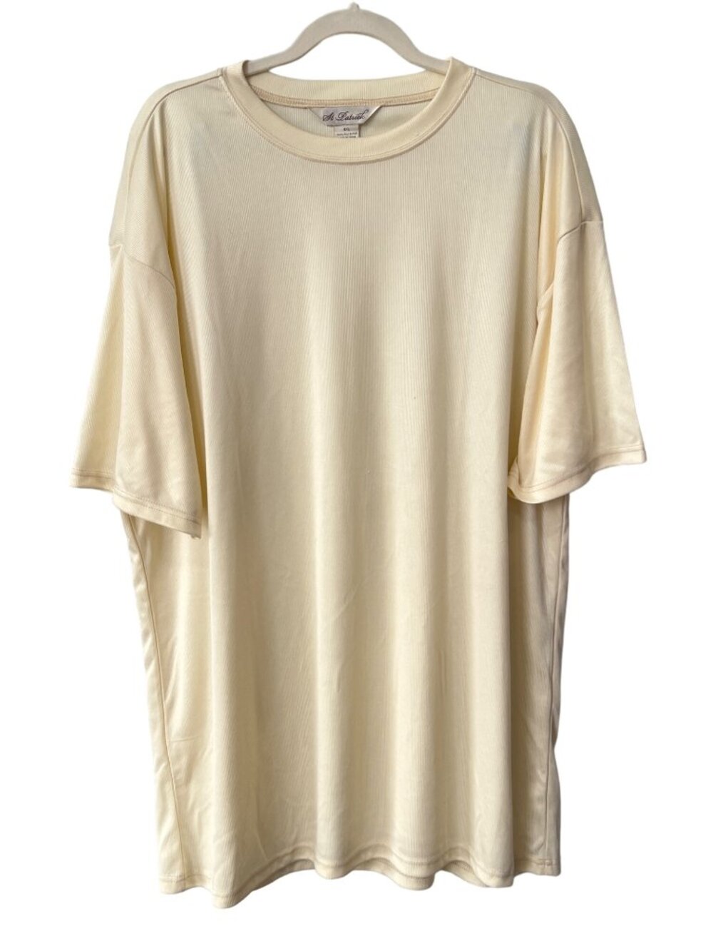 St Patrick T Shirt Plus Size 4XL Crewneck Short Sleeve Tee Cream Everyday Wear